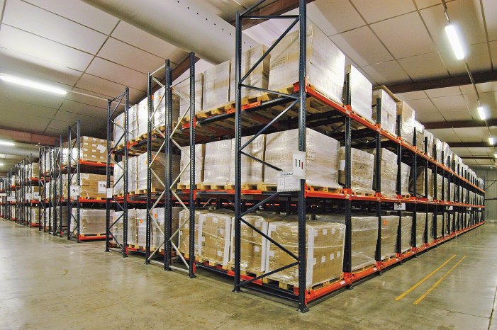 Push Back Pallet Rack for Boston warehouses